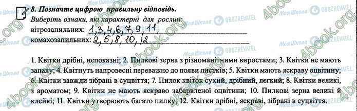 ГДЗ Биология 6 класс страница 39-40.8